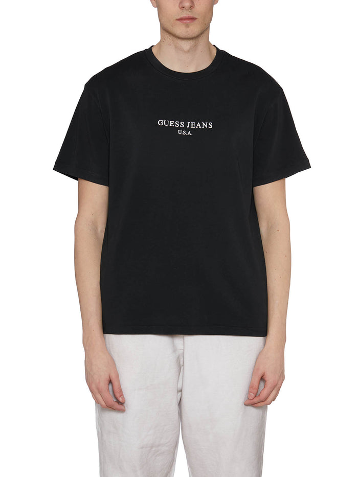 Guess T-Shirt Girocollo In Cotone