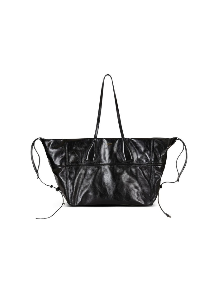 Balmain Track Zip-Calfskin
