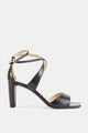 Lemaire Sandale À Brides Croisées En Nappa D'agneau Cross Sandals 80 Noir