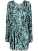 Iro Fontana Printed Short Dress