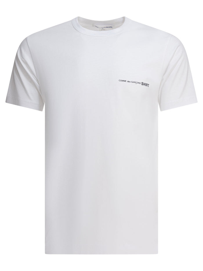 Comme Des Garçons Shirt Cotton White T-Shirt