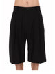 Studio Nicholson Black Cotton Linen Shorts