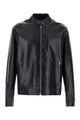 Fendi Midnight Blue Leather Jacket