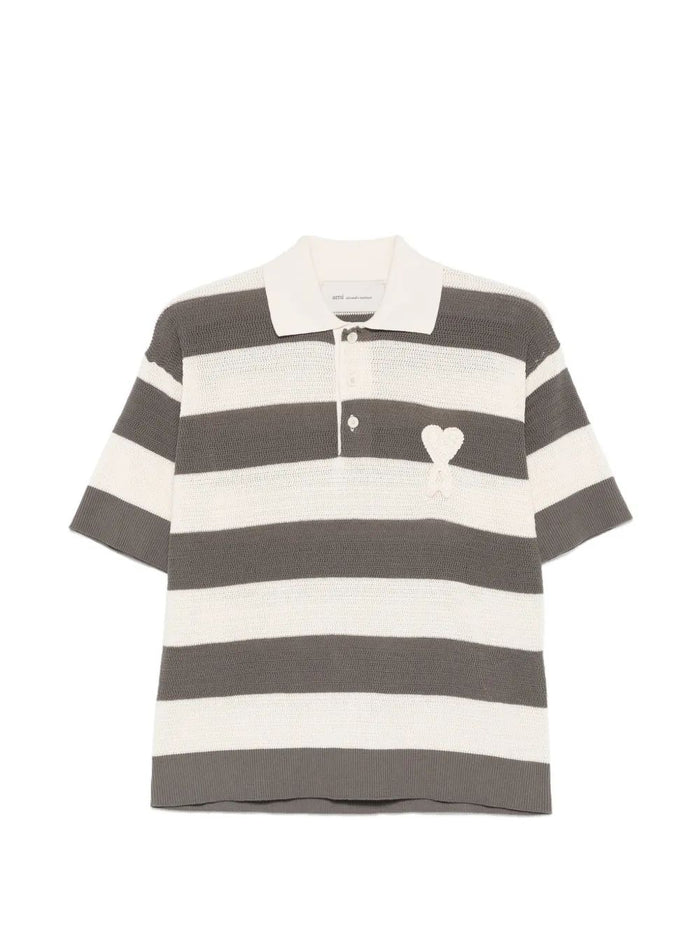 Ami Paris Short Sleeves Polo