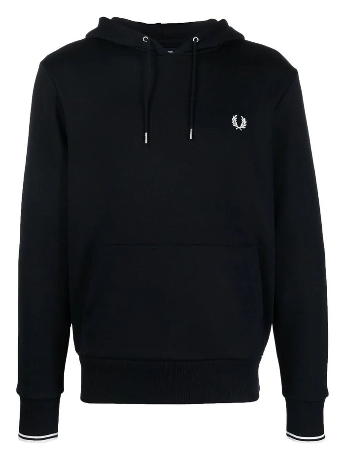 Fred Perry "" Tipped Hooded Sweatshirt