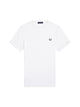 Fred Perry White Cotton T-Shirt