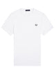 Fred Perry White Cotton T-Shirt