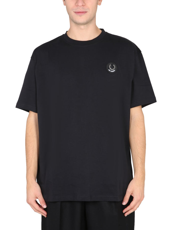 Fred Perry Raf Simons Oversized Logo T-Shirt