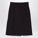 Fendi  Burgundy Grain De Poudre Wool Skirt
