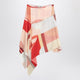 Fendi  Pink Silk Skirt With Patchwork Print