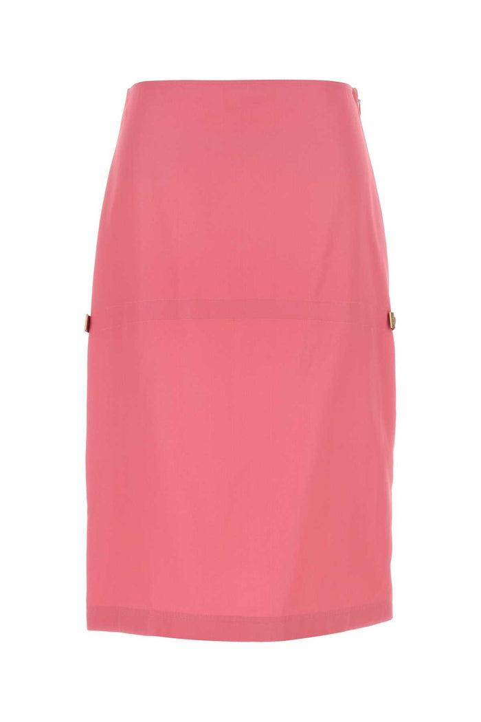 Fendi Pink Technical Viscose Skirt