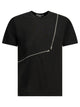 Comme Des Garçons Shirt Crew-Neck T-Shirt With Zipper Detail