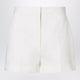Fendi White Linen And Cotton Shorts