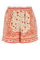 Fendi Printed Silk Shorts