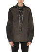 Rick Owens Giubbino In Denim Splintered Outhershirt