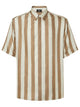 Fendi Beige Pequin Silk Shirt