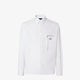 Fendi Boxy Fit Cotton Shirt With Zip Pocket