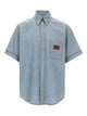 Fendi Light Blue Chambray Shirt