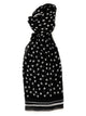 Dolce & Gabbana Polka Dot Chiffon Scarf