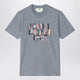 Fendi  Grey Melange Cotton T-Shirt