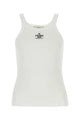 Fendi White Tank Top With Logo
