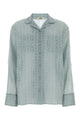 Fendi Light Blue Viscose Blend Shirt