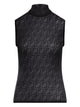 Fendi High-Neck Ff Jersey Top