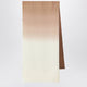Loewe Beige Wool And Silk Jacquard Scarf With Fringe