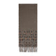 Loewe Brown 28X180 Anagram Silk And Cashmere Scarf
