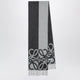 Loewe Bicolour Anagram Jacquard Woolcashmere Scarf In Grey