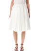 Ami Paris White Cotton Skirt