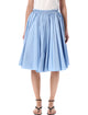 Ami Paris Ami Paris Cotton Midi Corolla Skirt