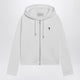 Ami Paris White Ami De Coeur Zip-Up Hoodie