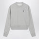 Ami Paris Gray Ami De Coeur Crewneck Sweatshirt