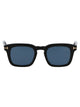 Tom Ford Nero Lucido / Blu Acetate Sunglasses