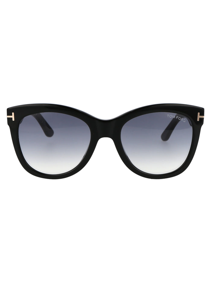 Tom Ford Nero Lucido / Fumo Grad Acetate Sunglasses
