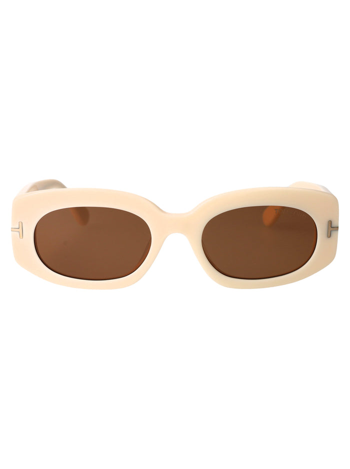 Tom Ford Cream White Acetate Sunglasses