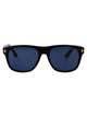 Tom Ford Nero Lucido / Blu Acetate Sunglasses