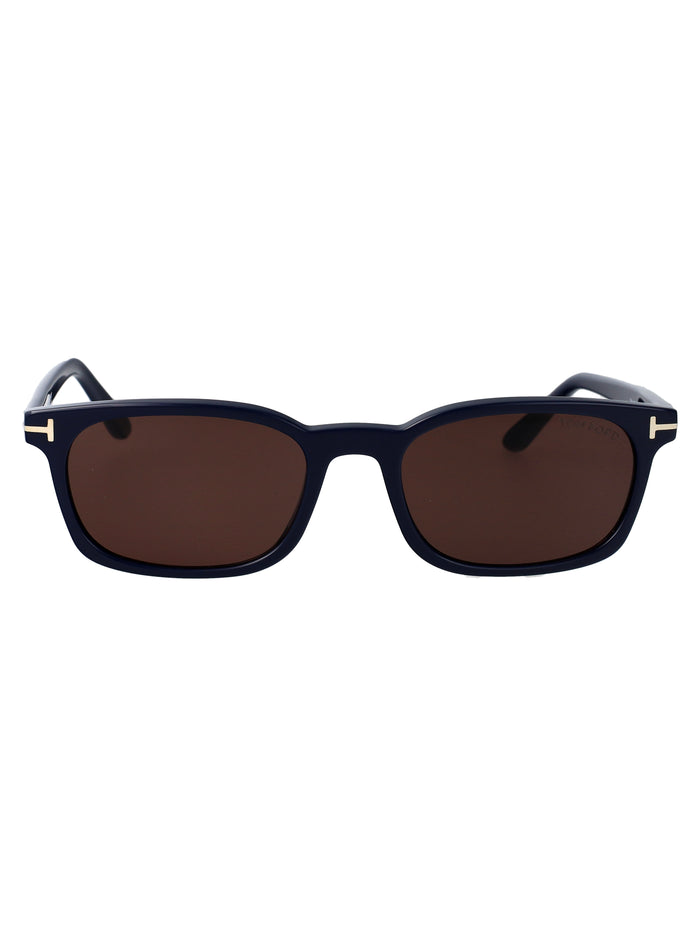 Tom Ford Blu Luc / Marrone Acetate Sunglasses