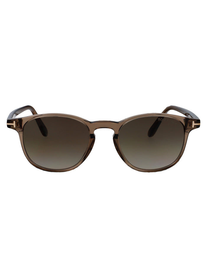 Tom Ford Marrone Chiaro Luc / Fumo Grad Acetate Sunglasses