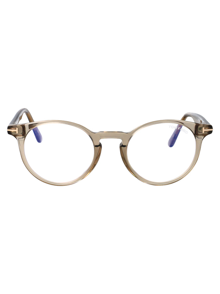 Tom Ford Marrone Chiaro Acetate Optical Glasses