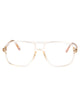 Tom Ford Marrone Chiaro Acetate Optical Glasses