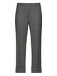 Thom Browne Super 120S Cropped Wool Trousers