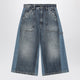 Dolce&Gabbana Multicolour Denim Bermuda Shorts