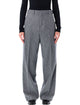 Ami Paris Ami Paris Wool Wide-Leg Trousers