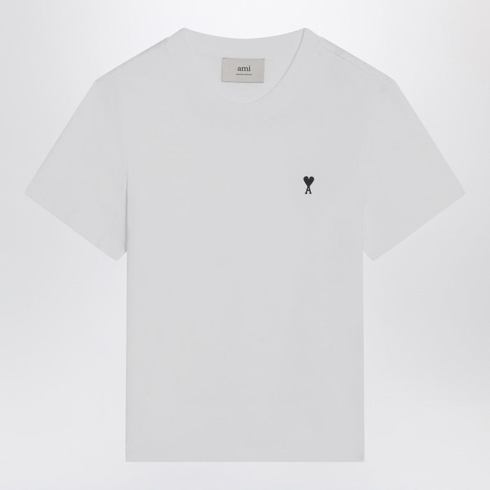 Ami Paris White Ami De Coeur T-Shirt