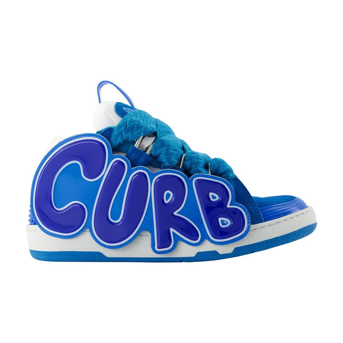 Lanvin Curb Sneakers -  - Synthetic - Blue