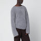 Séfr Jermaine Grey Sweater In Bouclé Yarn
