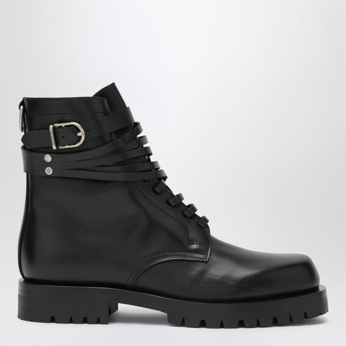Durazzi Milano Black Combat Boots