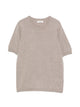 Soft Goat Round Neck Short Sleeve